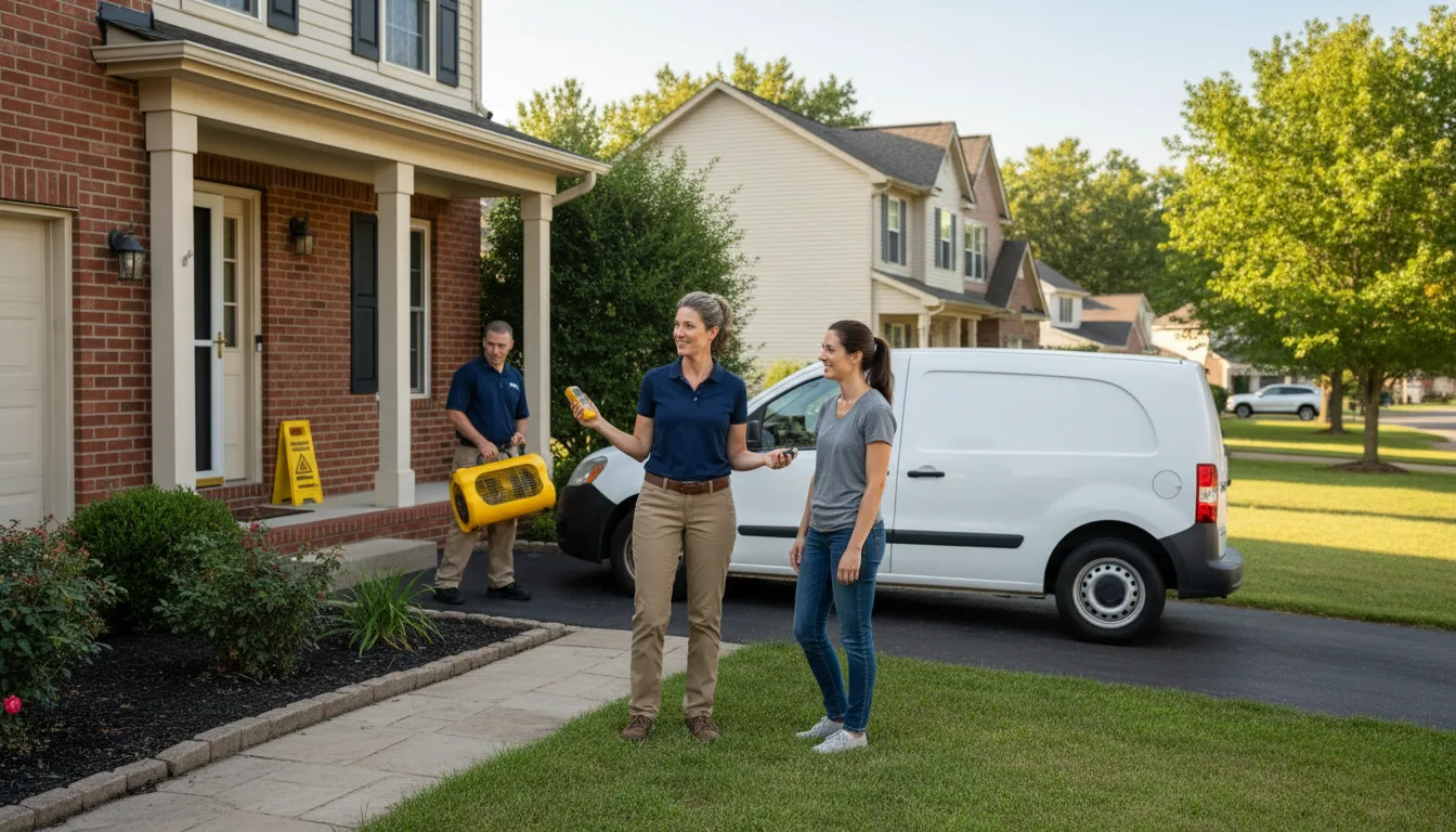 Water restoration image for Water Damage & Restoration Services in Udall, KS